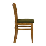 Turin Dining Table with 4 Manhattan Chairs Weathered Oak & Shetland Forest