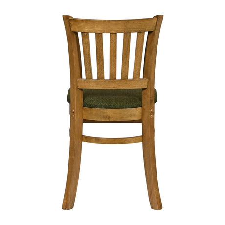 Turin Dining Table with 4 Manhattan Chairs Weathered Oak & Shetland Forest