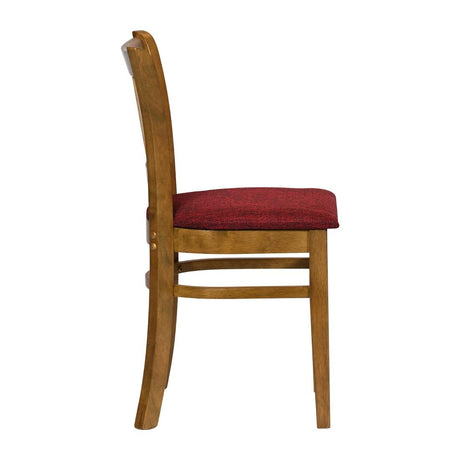 Turin Dining Table with 4 Manhattan Chairs Weathered Oak & Shetland Scarlett