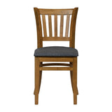 Turin Dining Table with 4 Manhattan Chairs Weathered Oak & Shetland Sea