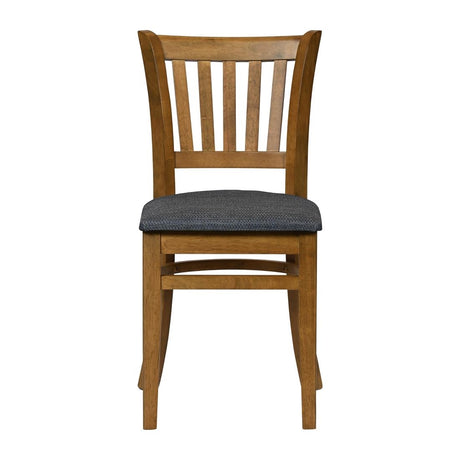 Turin Dining Table with 4 Manhattan Chairs Weathered Oak & Shetland Sea
