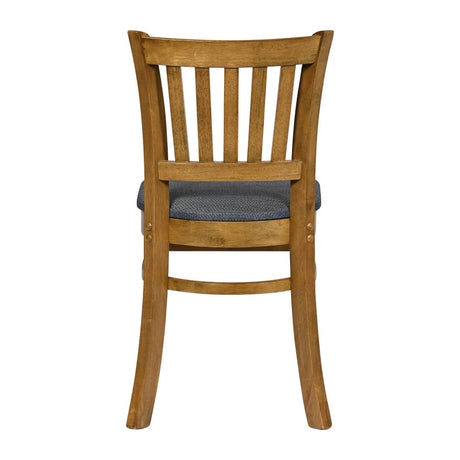 Turin Dining Table with 4 Manhattan Chairs Weathered Oak & Shetland Sea