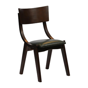 Chelsea Dining Chairs Dark Walnut with Bison Cedar Seats (6 Pack)