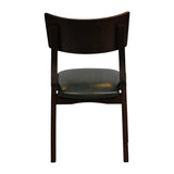 Chelsea Dining Chairs Dark Walnut with Bison Cedar Seats (6 Pack)