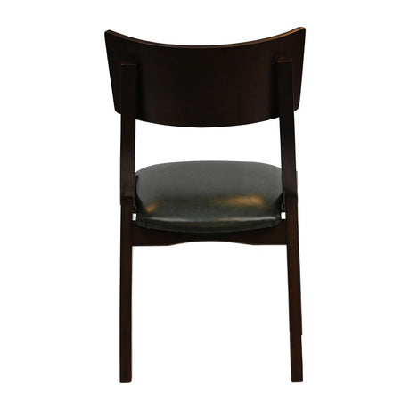 Chelsea Dining Chairs Dark Walnut with Bison Cedar Seats (6 Pack)
