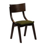 Chelsea Dining Chairs Dark Walnut with Shetland Forest Seats (6 Pack)