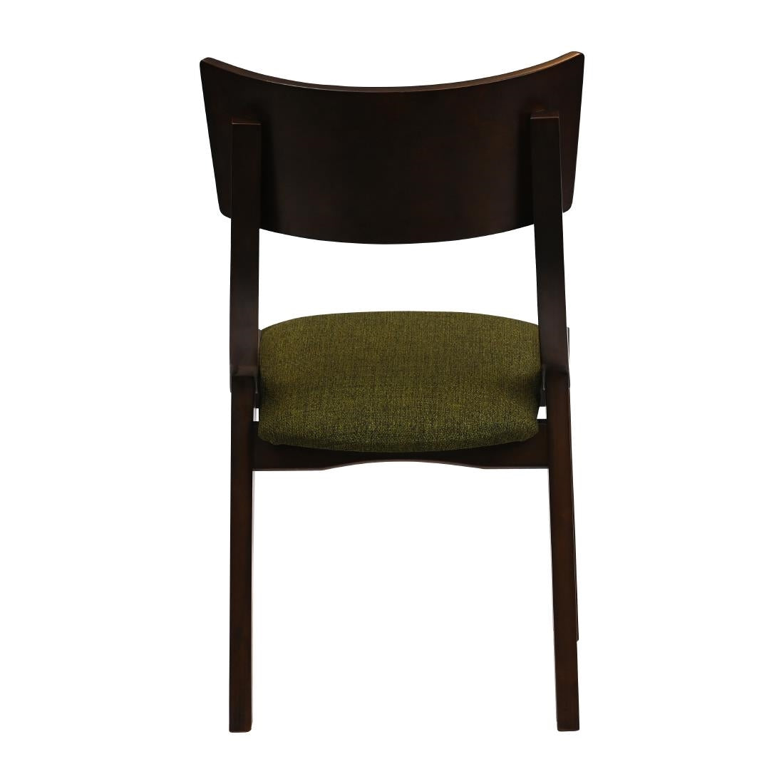 Chelsea Dining Chairs Dark Walnut with Shetland Forest Seats (6 Pack)
