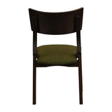 Chelsea Dining Chairs Dark Walnut with Shetland Forest Seats (6 Pack)