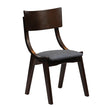 Chelsea Dining Chairs Dark Walnut with Shetland Sea Seats (6 Pack)
