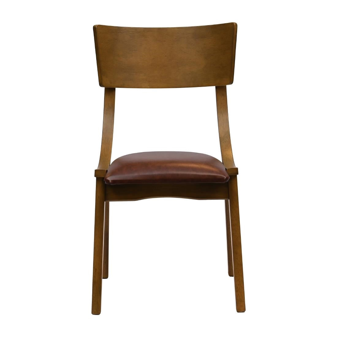 Chelsea Dining Chairs Weathered Oak with Bison Espresso Seats (6 Pack)