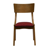 Chelsea Dining Chairs Weathered Oak with Shetland Scarlett Seats (6 Pack)