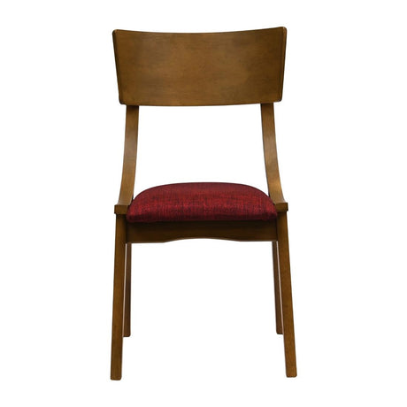 Chelsea Dining Chairs Weathered Oak with Shetland Scarlett Seats (6 Pack)