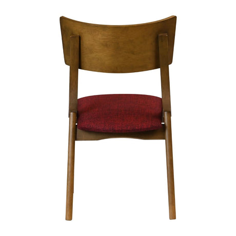 Chelsea Dining Chairs Weathered Oak with Shetland Scarlett Seats (6 Pack)
