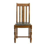 Thame Dining Chairs Weathered Oak with Bison Cedar Seat (6 Pack)