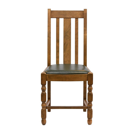 Thame Dining Chairs Weathered Oak with Bison Cedar Seat (6 Pack)