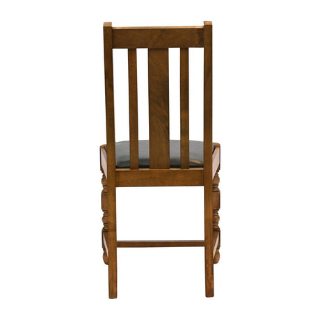 Thame Dining Chairs Weathered Oak with Bison Cedar Seat (6 Pack)