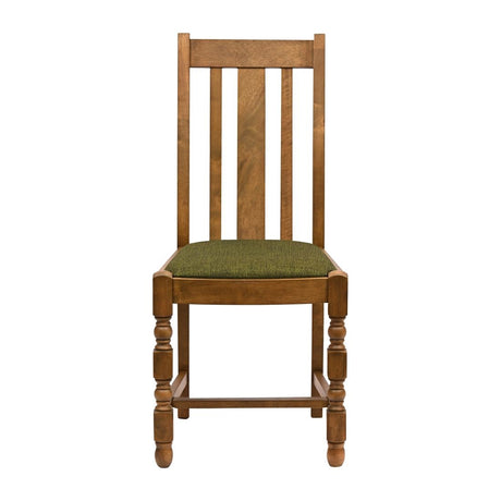 Thame Dining Chairs Weathered Oak with Shetland Forest Seat (6 Pack)
