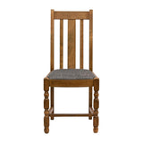 Thame Dining Chairs Weathered Oak with Shetland Smoke Seat (6 Pack)