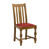 Thame Dining Chairs Weathered Oak with Shetland Scarlett Seat (6 Pack)