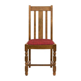 Thame Dining Chairs Weathered Oak with Shetland Scarlett Seat (6 Pack)