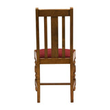 Thame Dining Chairs Weathered Oak with Shetland Scarlett Seat (6 Pack)
