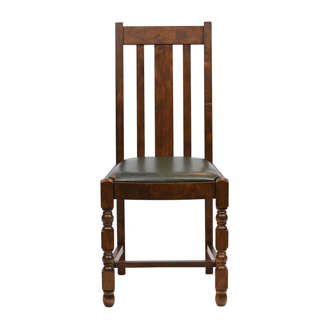 Thame Dining Chairs Vintage Wood with Bison Cedar Seat (6 Pack)