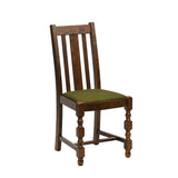 Thame Dining Chairs Vintage Wood with Shetland Forest Seat (6 Pack)