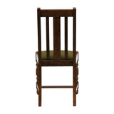 Thame Dining Chairs Vintage Wood with Shetland Forest Seat (6 Pack)