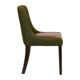 Bath Walnut Dining Chairs with Forest Back & Espresso Seat (6 Pack)