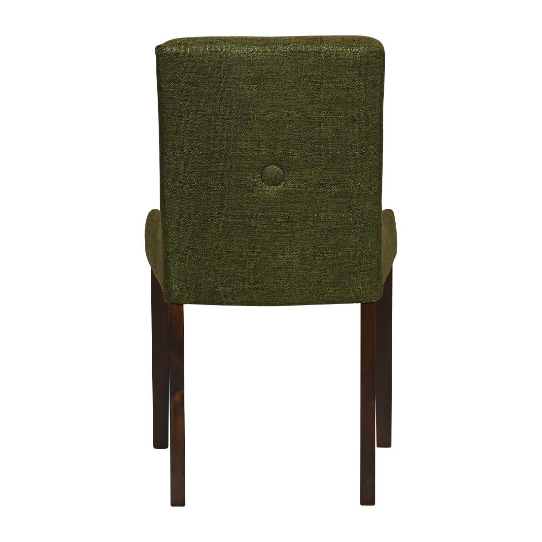 Bath Walnut Dining Chairs with Forest Back & Espresso Seat (6 Pack)