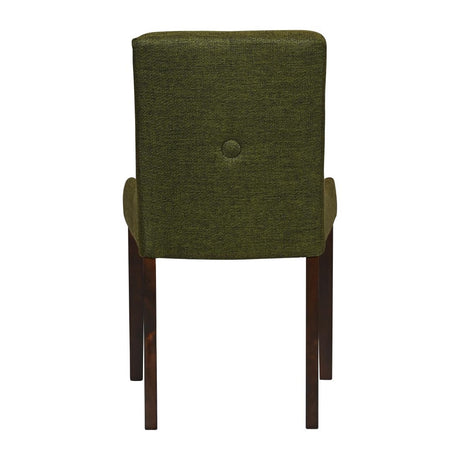 Bath Walnut Dining Chairs with Forest Back & Espresso Seat (6 Pack)