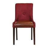 Bath Walnut Dining Chairs with Scarlett Back & Espresso Seat (6 Pack)