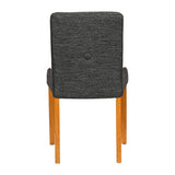 Bath Soft Oak Dining Chairs with Smoke Back & Tan Seat (6 Pack)