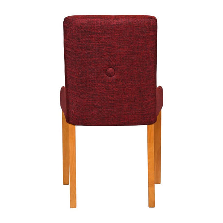 Bath Soft Oak Dining Chairs with Scarlett Back & Espresso Seat (6 Pack)