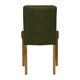 Bath Weathered Oak Dining Chairs with Forest Back & Espresso Seat (6 Pack)