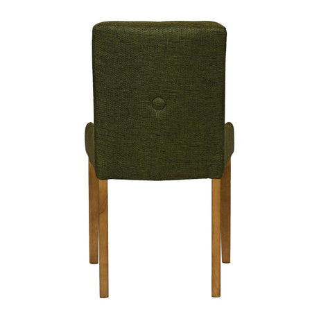 Bath Weathered Oak Dining Chairs with Forest Back & Espresso Seat (6 Pack)