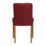 Bath Weathered Oak Dining Chairs with Scarlett Back & Espresso Seat (6 Pack)