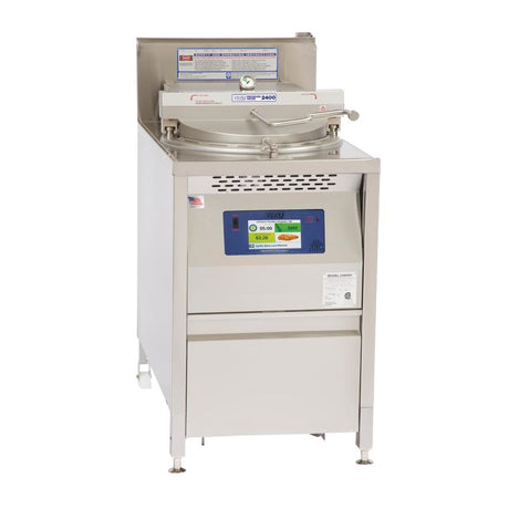 Vizu Electric Pressure Fryer BR2400CEEST with Smart Touch Controller