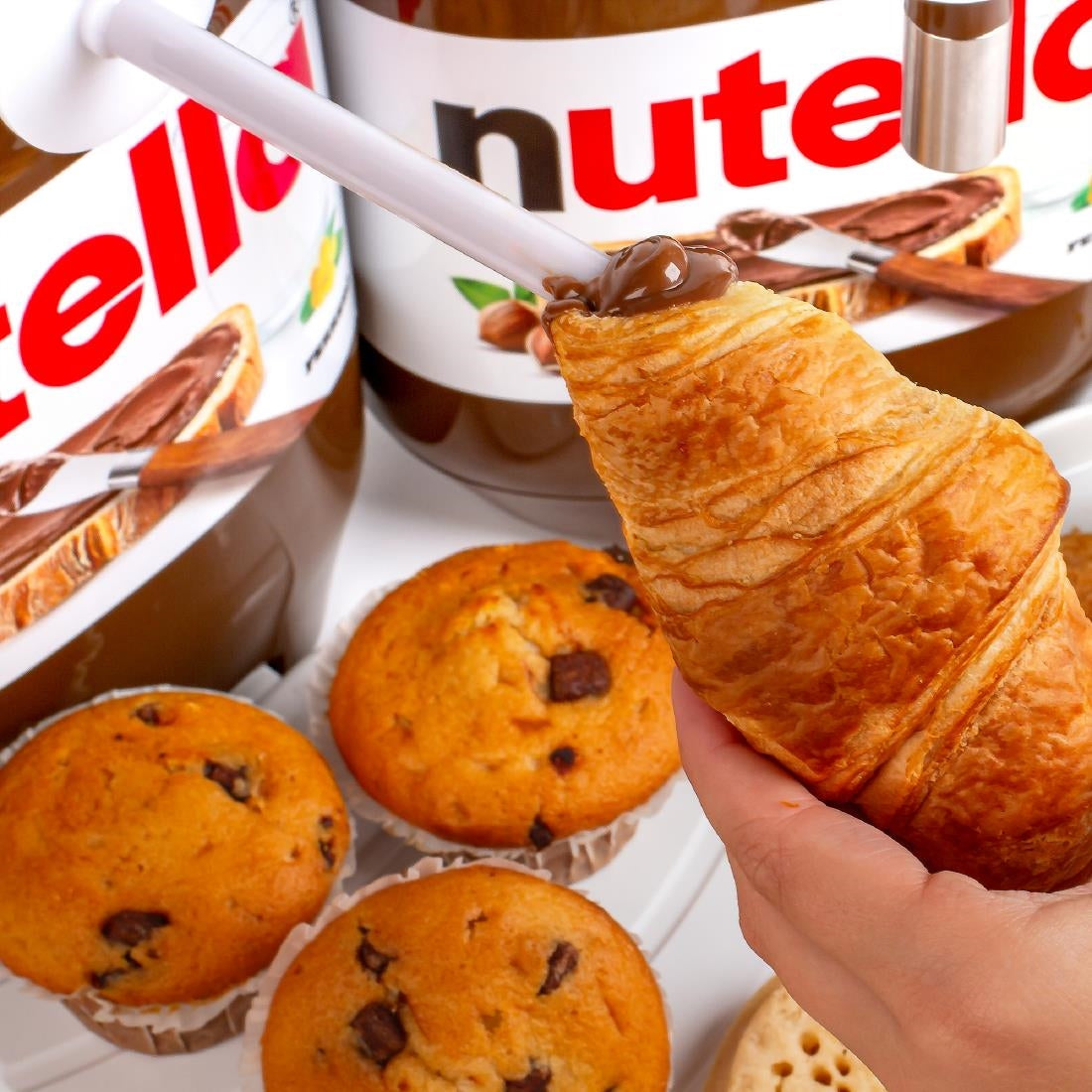 Nutella Heated Dispenser with Manual Pump