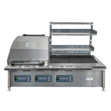 Synergy CharGo Nat Gas Chargrill Oven with Lid & Slow Cook Shelf STCGO1300