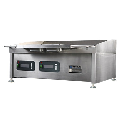 Synergy GRID900E-R Electric Griddle with Ribbed Mild Steel Top & Garnish Rail
