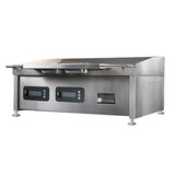 Synergy GRID900E-SR Electric Griddle with Semi Ribbed Mild Steel Top & Garnish Rail