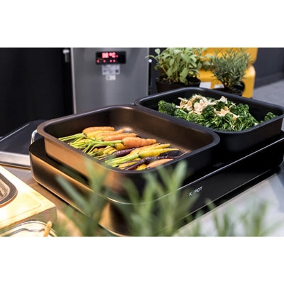Rieber K-Pot Buffet Serving Station Black 1/1GN CH-800