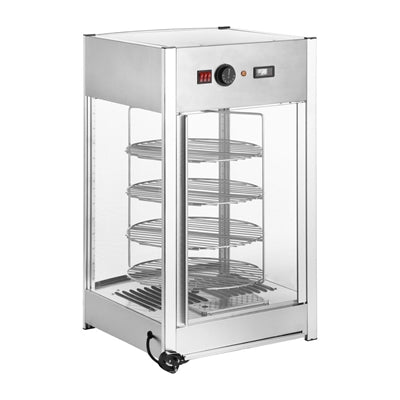Buffalo 4 Tier Heated Pizza Display Merchandiser