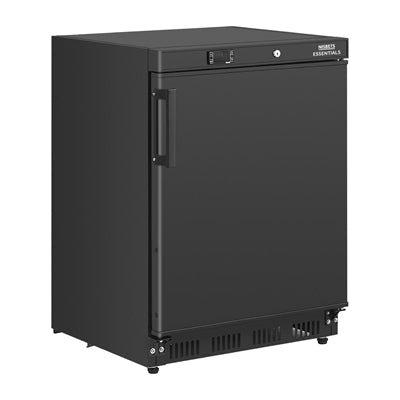 Nisbets Essentials Under Counter Fridge Black 150Ltr