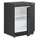 Nisbets Essentials Under Counter Fridge Black 150Ltr
