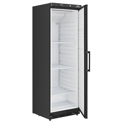 Nisbets Essentials Upright Fridge Black - 400Ltr