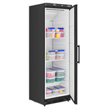 Nisbets Essentials Upright Fridge Black - 400Ltr