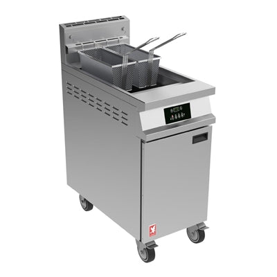 Falcon Dominator Plus Free Standing Electric Filtration Angel Fryer on Castors E3845FX
