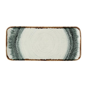 Dudson Harvest Flare Natural Rectangular Organic Plates 346x156mm (6 Pack)